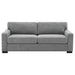 Simpson Upholstered Sofa Sleeper with Queen Mattress Grey