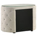 Sonya 4-piece Upholstered Eastern King Bedroom Set Ivory