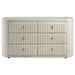 Sonya 6-drawer Upholstered Bedroom Dresser Ivory