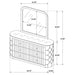 Sonya 6-drawer Upholstered Bedroom Dresser with Mirror Ivory