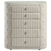 Sonya 5-drawer Upholstered Bedroom Chest of Drawers Ivory
