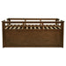 Carlsbad Wood Twin Captains Bed With Trundle Medium Brown
