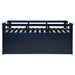 Carlsbad Wood Twin Captains Bed With Trundle Navy Blue