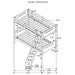Littleton Wood Twin Over Twin Bunk Bed White