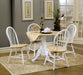 Cinder Wood Dining Side Chair White (Set of 4)
