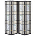 Catabella 4-Panel Room Divider Folding Shoji Screen Floral