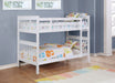 Chapman Wood Twin Over Twin Bunk Bed White