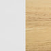 Wyatt Wood Twin Over Twin Bunk Bed White and Natural