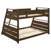 Holden Wood Veneer Twin Over Full Bunk Bed Walnut