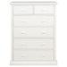Sumerlin 6-drawer Bedroom Chest of Drawers White