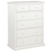 Sumerlin 6-drawer Bedroom Chest of Drawers White
