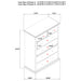 Sumerlin 6-drawer Bedroom Chest of Drawers White