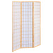 Carrie 3-Panel Room Divider Folding Shoji Screen Natural