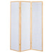 Carrie 3-Panel Room Divider Folding Shoji Screen Natural
