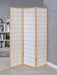 Carrie 3-Panel Room Divider Folding Shoji Screen Natural