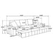 Pastrana Upholstered Sleeper Sectional Sofa RAF Chaise Camel