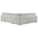 Devonshire Sleeper Sectional Sofa Storage Chaise Grey