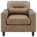 Scotland 3-piece Faux Leather Upholstered Sofa Set Brown