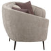 Ellorie 3-piece Upholstered Curved Sofa Set Beige