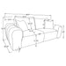 Burnett 3-piece Chenille Upholstered Sofa Set Burnt Orange