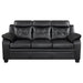 Finley Upholstered Padded Arm Tufted Sofa Black
