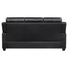 Finley Upholstered Padded Arm Tufted Sofa Black