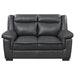 Arabella 2-piece Upholstered Padded Arm Sofa Set Grey