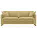 Corliss Upholstered Curved Track Arm Sofa Camel