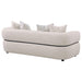 Jeanette 84-inch Fabric Upholstered Round Arm Sofa Beige