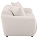 Destino Chenille Upholstered Splayed Arm Loveseat Greige