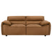 Buxton 2-piece Leather Upholstered Sofa Set Orange
