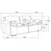 Buxton 2-piece Leather Upholstered Sofa Set Graphite