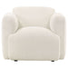 Dorset 3-piece Upholstered Round Track Arm Sofa Set White