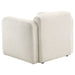 Dorset 3-piece Upholstered Round Track Arm Sofa Set White