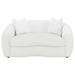 Isabella 2-piece Faux Sheepskin Upholstered Sofa Set Natural