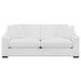 Ashlyn 2-piece Upholstered Sloped Arm Sofa Set White