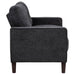 Bowen II 3-piece Upholstered Track Arm Sofa Set Steel Grey