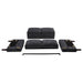 Bowen II Fabric Upholstered Track Arm Loveseat Steel Grey