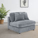 Blaine Upholstered Armless Chair Fog