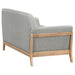 Vaughn 2-piece Fabric Upholstered Flared Arm Sofa Set Grey