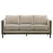 Islington 3-piece Upholstered Panel Arm Sofa Set Taupe