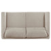 Islington 3-piece Upholstered Panel Arm Sofa Set Taupe