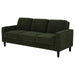 Ruth 77-inch Fabric Upholstered Track Arm Sofa Matcha Green