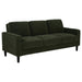Ruth 2-piece Fabric Upholstered Track Arm Sofa Matcha Green