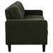 Ruth 2-piece Fabric Upholstered Track Arm Sofa Matcha Green