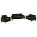 Ruth 3-piece Fabric Upholstered Track Arm Sofa Matcha Green