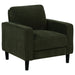 Ruth 3-piece Fabric Upholstered Track Arm Sofa Matcha Green