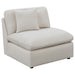 Hobson Upholstered Armless Chair Ivory