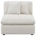 Hobson Upholstered Armless Chair Ivory