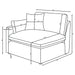 Hobson 5-piece Upholstered Modular Sectional Sofa Charcoal